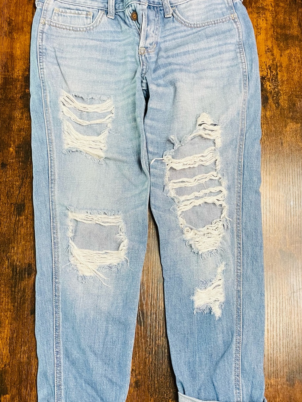 Hollister Light Blue Low-Rise Denim Jeans